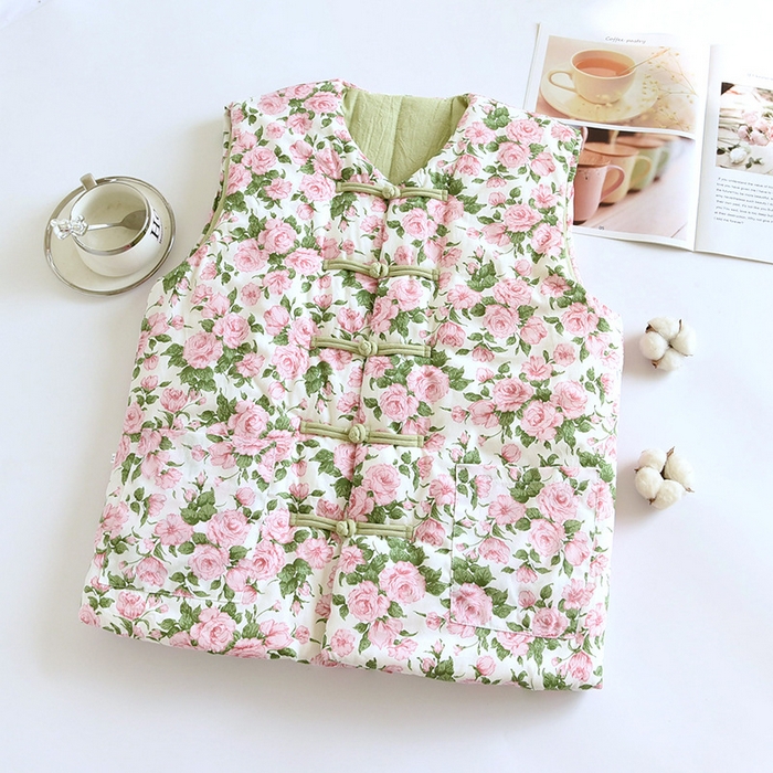 （总）洛兰沙家居馆【只代发】【只代发】 2025新款新疆棉花秋冬季女士保暖坎肩马夹内穿外穿棉花马甲背心贴身冬天