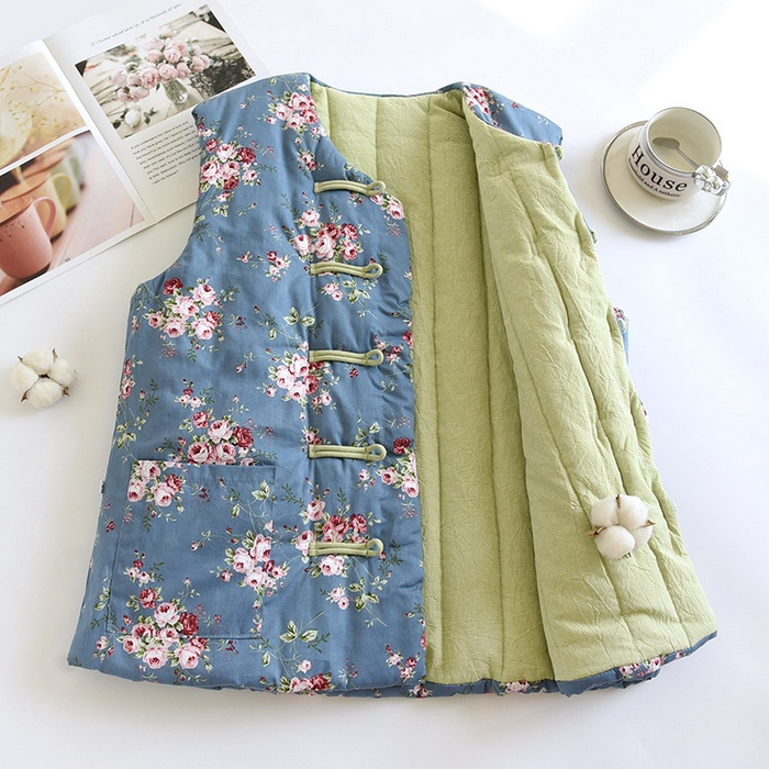 91家纺网 家纺一手货源 找家纺 （总）洛兰沙家居馆【只代发】【只代发】 2025新款新疆棉花秋冬季女士保暖坎肩马夹内穿外穿棉花马甲背心贴身冬天