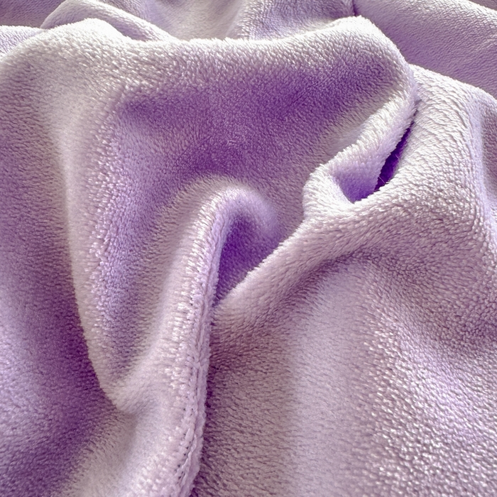 91家纺网 家纺一手货源 找家纺 恋佳居 2025新款卡通毛巾绣牛奶绒绣花四件套 蘑菇与狗-紫