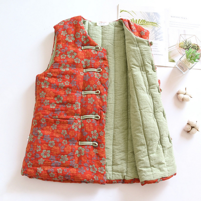 91家纺网 家纺一手货源 找家纺 （总）洛兰沙家居馆【只代发】【只代发】 2025新款新疆棉花秋冬季女士保暖坎肩马夹内穿外穿棉花缎面背心贴身冬天