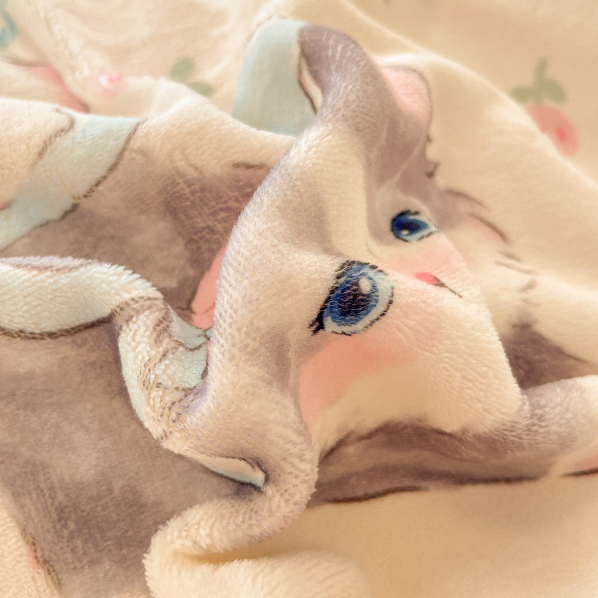 91家纺网 家纺一手货源 找家纺 （总）慕澄家纺 2025新款小清新牛奶绒印花四件套