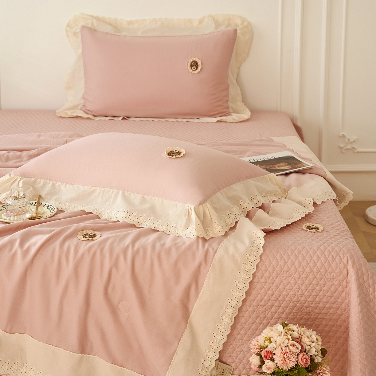 91家纺网 家纺一手货源 找家纺 （总）优希家纺 2025新款竹氧棉多功能春秋被四件套