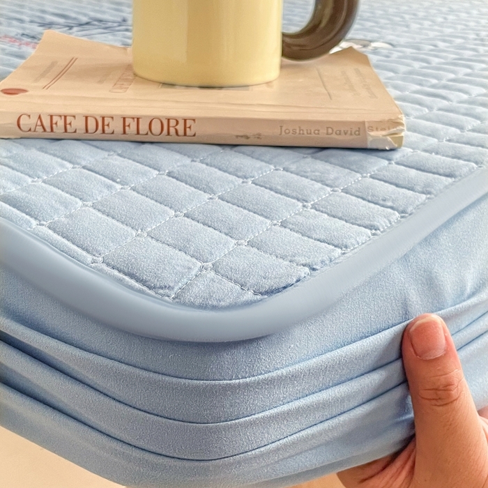 91家纺网 家纺一手货源 找家纺 （总）小禹仔家纺 2025新款刺绣床笠-学生图