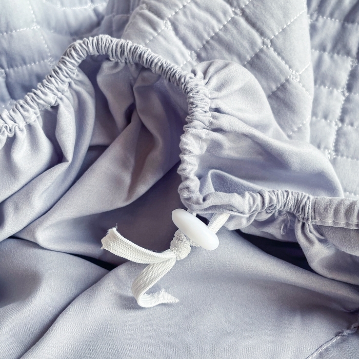 91家纺网 家纺一手货源 找家纺 小禹仔家纺 2025新款刺绣床笠-学生图 星空灰