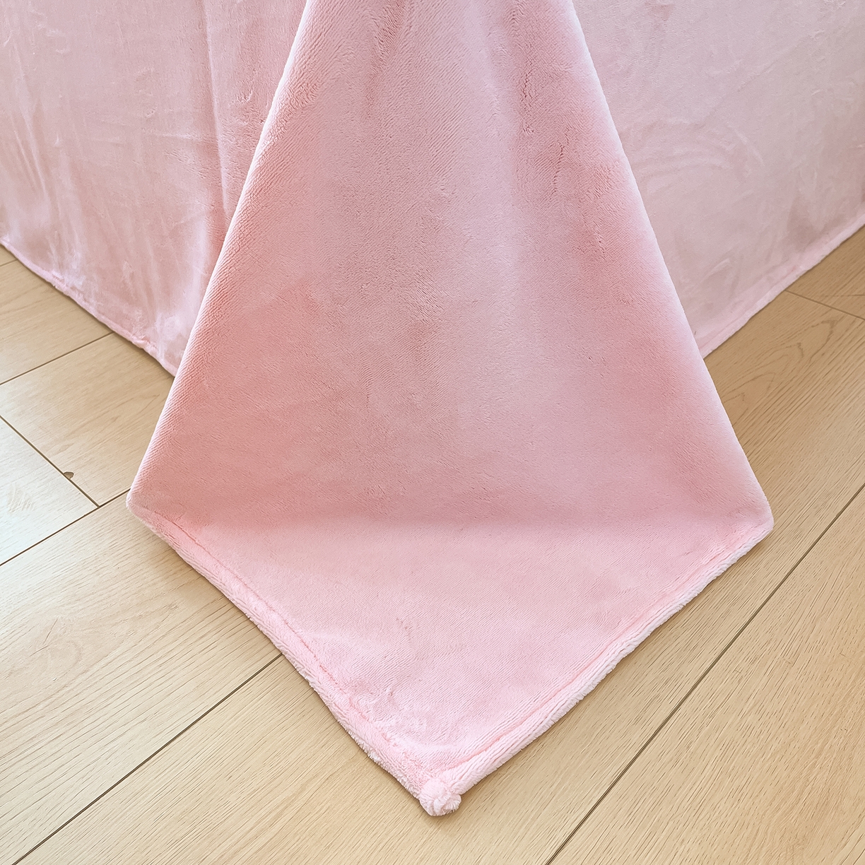 91家纺网 家纺一手货源 找家纺 慕澄家纺 2025新款小清新牛奶绒印花四件套 粉色郁金香