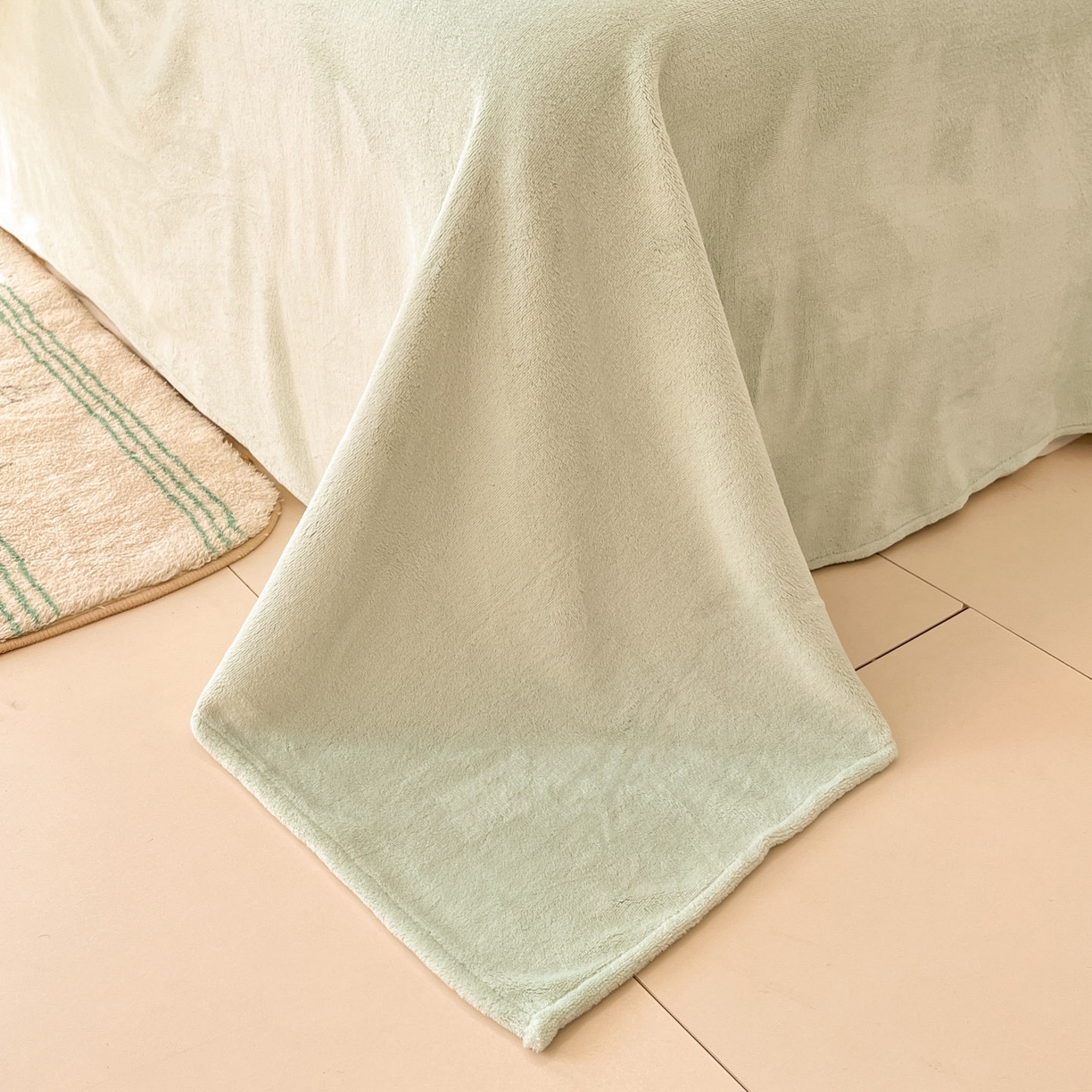 91家纺网 家纺一手货源 找家纺 慕澄家纺 2025新款小清新牛奶绒印花四件套 快乐卡皮