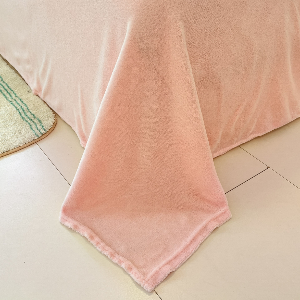 91家纺网 家纺一手货源 找家纺 慕澄家纺 2025新款小清新牛奶绒印花四件套 浪漫波点