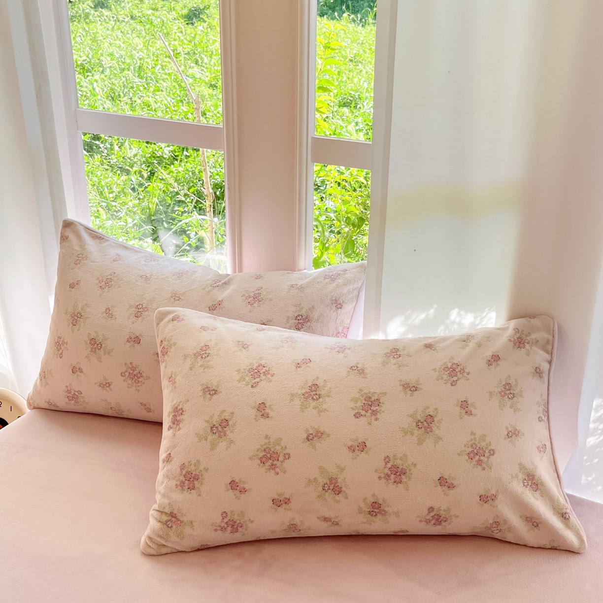 91家纺网 家纺一手货源 找家纺 慕澄家纺 2025新款小清新牛奶绒印花四件套 梦幻花语