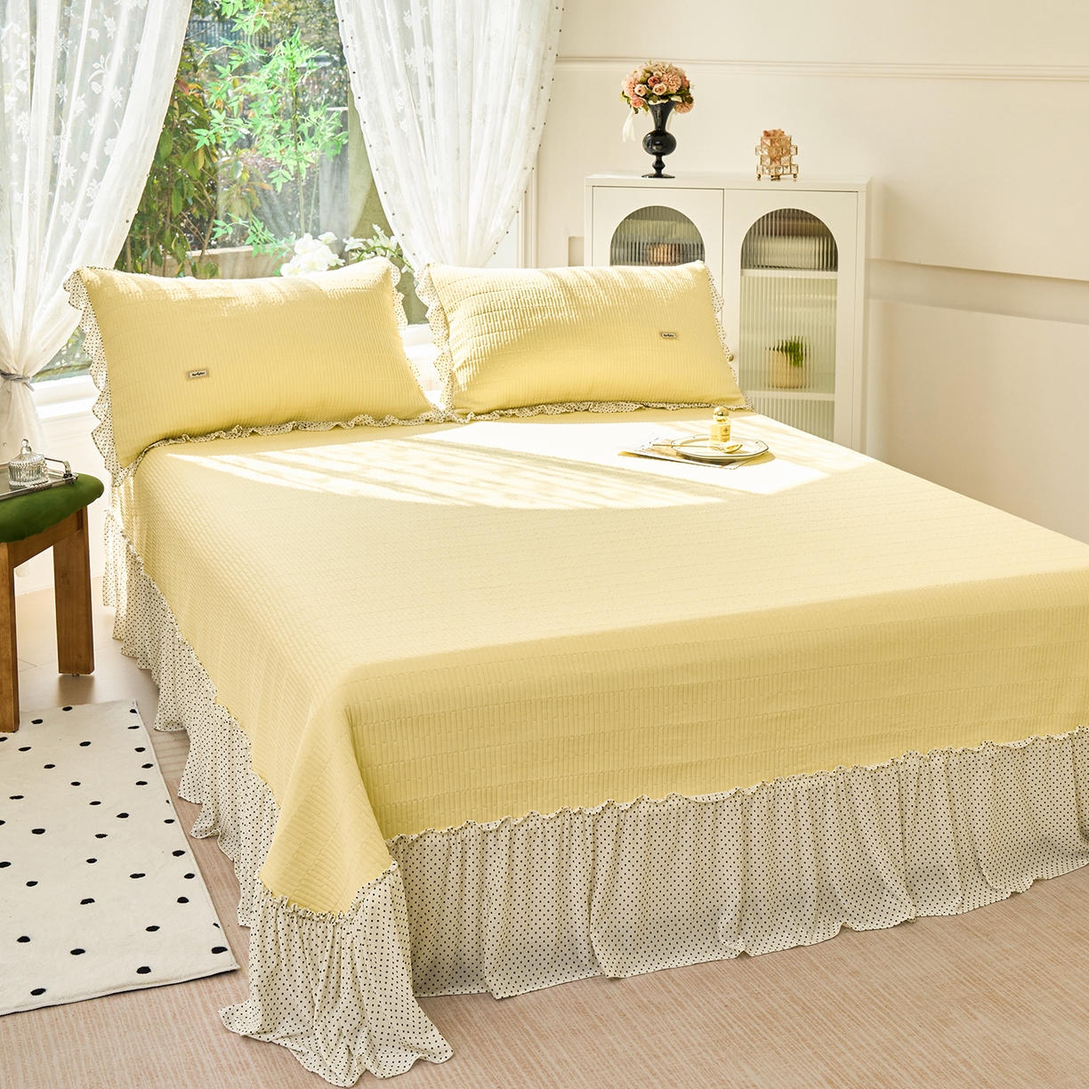 91家纺网 家纺一手货源 找家纺 （总）优希家纺 2025新款芬妮夏被四件套