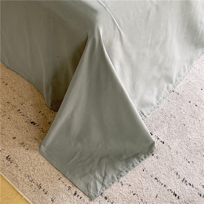 91家纺网 家纺一手货源 找家纺 琪格格纺织 2025新款复古简约棉麻轻奢大提花全棉加厚磨毛四件套 纳斯-灰