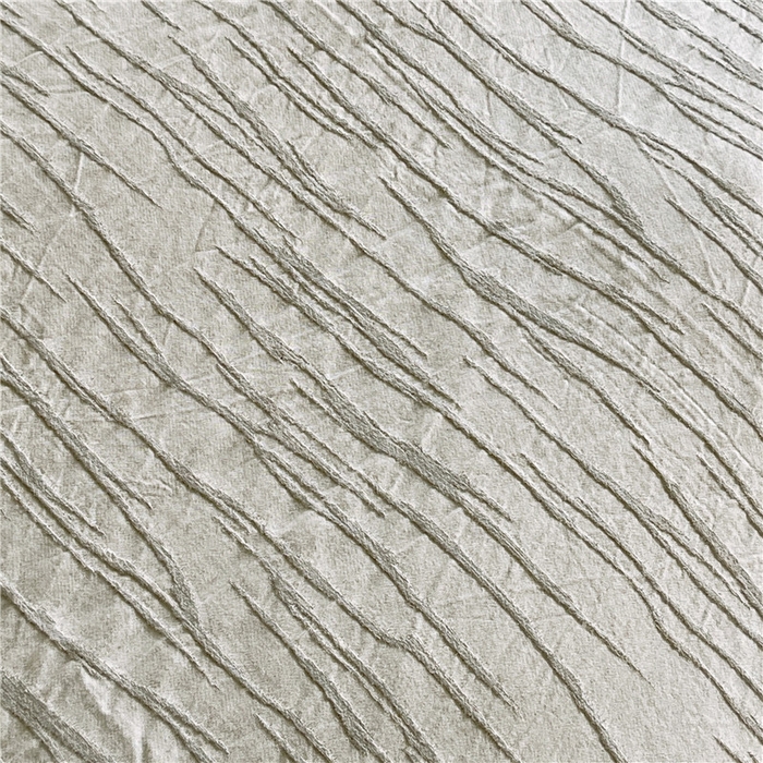 91家纺网 家纺一手货源 找家纺 琪格格纺织 2025新款复古简约棉麻轻奢大提花全棉加厚磨毛四件套 纳斯-灰