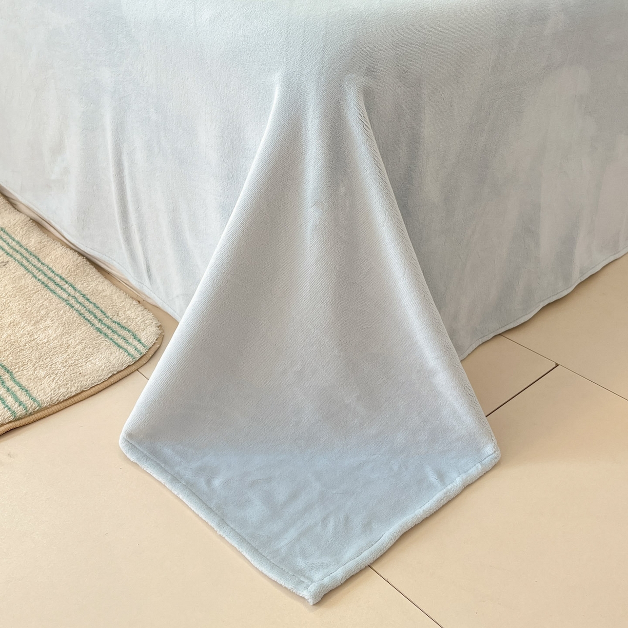 91家纺网 家纺一手货源 找家纺 慕澄家纺 2025新款小清新牛奶绒印花四件套 小美好