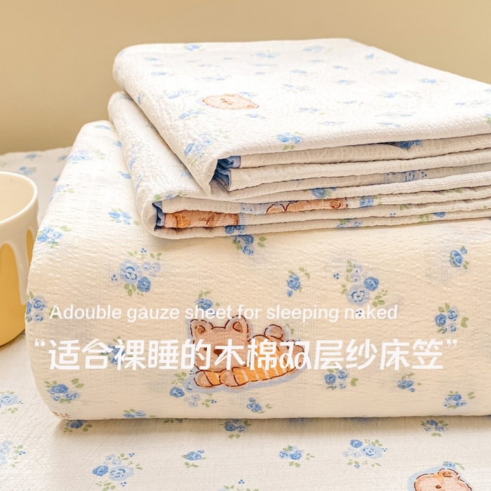 91家纺网 家纺一手货源 找家纺 （总）朵朵家纺 2025新款超柔印花单床笠单品学生宿舍床垫保护套 床笠（床垫保护套可定制尺寸 ）