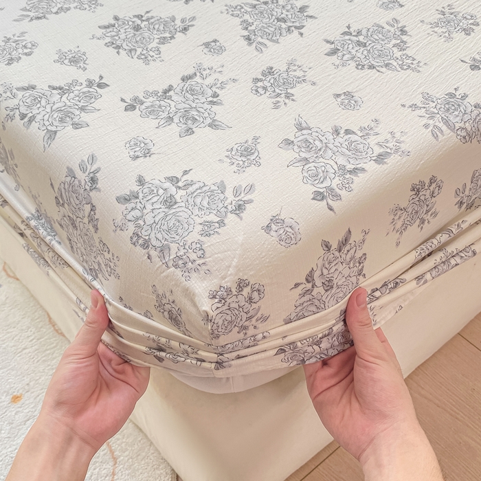 91家纺网 家纺一手货源 找家纺 朵朵家纺 2025新款超柔印花单床笠单品学生宿舍床垫保护套 床笠（床垫保护套可定制尺寸 ） 浮生如梦