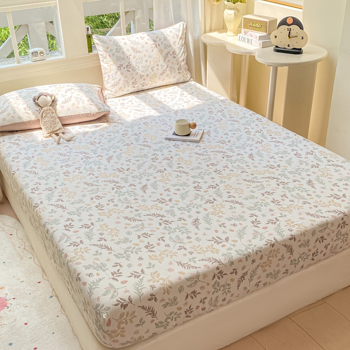 91家纺网 家纺一手货源 找家纺 朵朵家纺 2025新款超柔印花单床笠单品学生宿舍床垫保护套 床笠（床垫保护套可定制尺寸 ） 罗曼蒂克