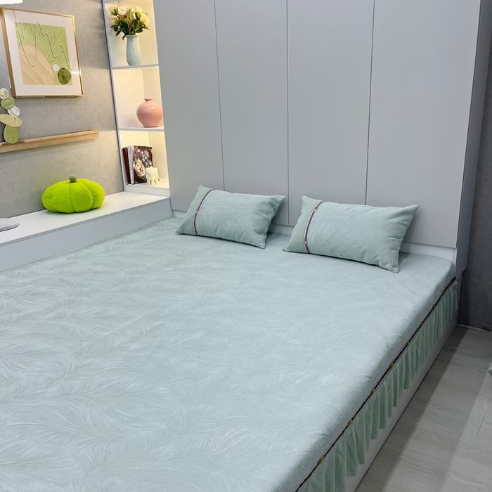 91家纺网 家纺一手货源 找家纺 （总）峻杨 2025新款防滑雪尼尔榻榻米床盖炕盖防滑耐磨亲肤透气高级可定制炕盖-时光梦境