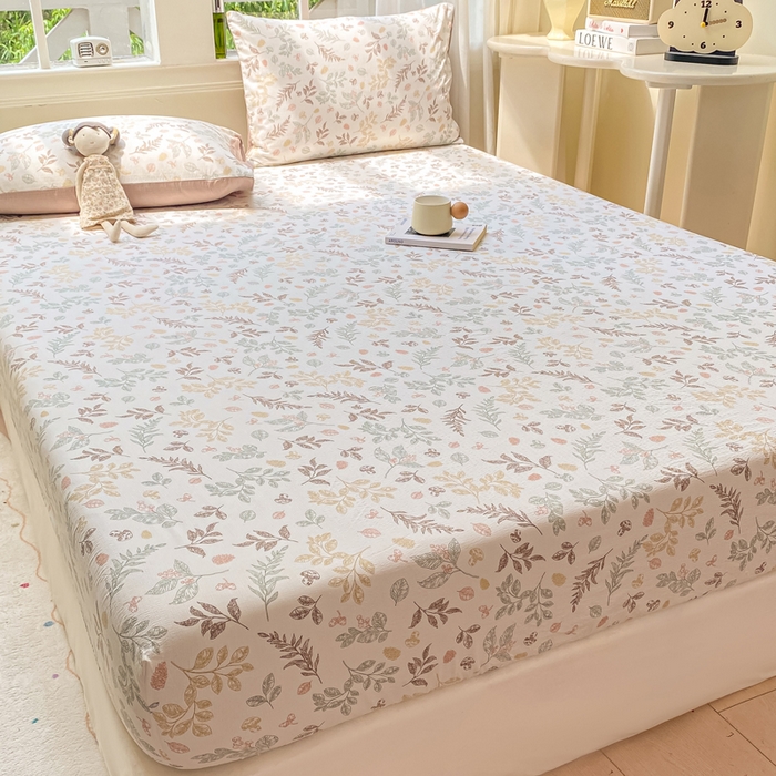 91家纺网 家纺一手货源 找家纺 朵朵家纺 2025新款超柔印花单床笠单品学生宿舍床垫保护套 床笠（床垫保护套可定制尺寸 ） 罗曼蒂克