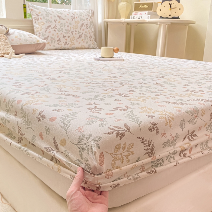 91家纺网 家纺一手货源 找家纺 朵朵家纺 2025新款超柔印花单床笠单品学生宿舍床垫保护套 床笠（床垫保护套可定制尺寸 ） 罗曼蒂克