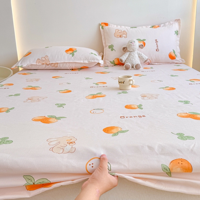 91家纺网 家纺一手货源 找家纺 （总）梦舒阳 2025新款磨毛植物羊绒单床笠三件套单品床笠