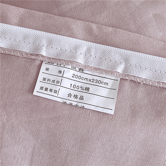 91家纺网 家纺一手货源 找家纺 琪格格纺织 2025新款50S贡缎大提花加厚全棉磨毛四件套 流光蝶影-粉紫