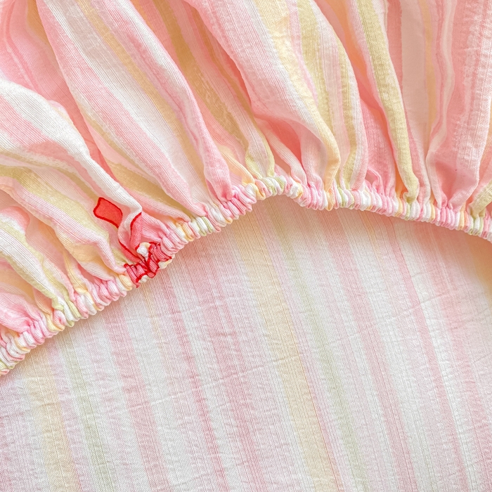 91家纺网 家纺一手货源 找家纺 朵朵家纺 2025新款超柔印花单床笠单品学生宿舍床垫保护套 床笠（床垫保护套可定制尺寸 ） 情人节