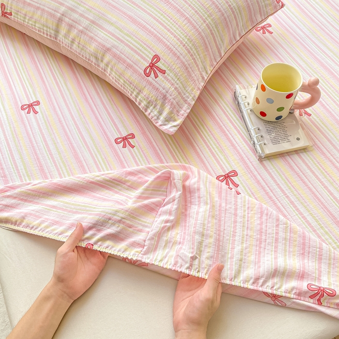 91家纺网 家纺一手货源 找家纺 朵朵家纺 2025新款超柔印花单床笠单品学生宿舍床垫保护套 床笠（床垫保护套可定制尺寸 ） 情人节