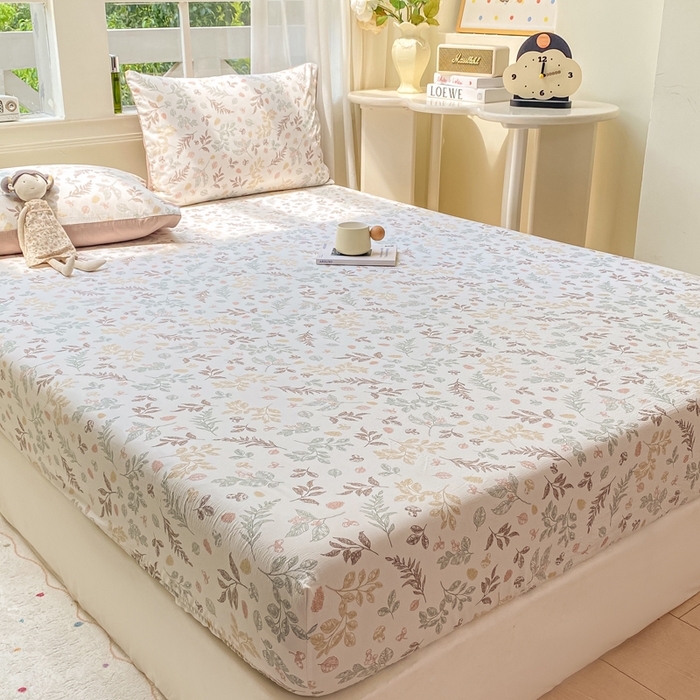 91家纺网 家纺一手货源 找家纺 朵朵家纺 2025新款超柔印花单床笠单品学生宿舍床垫保护套 床笠（床垫保护套可定制尺寸 ） 罗曼蒂克