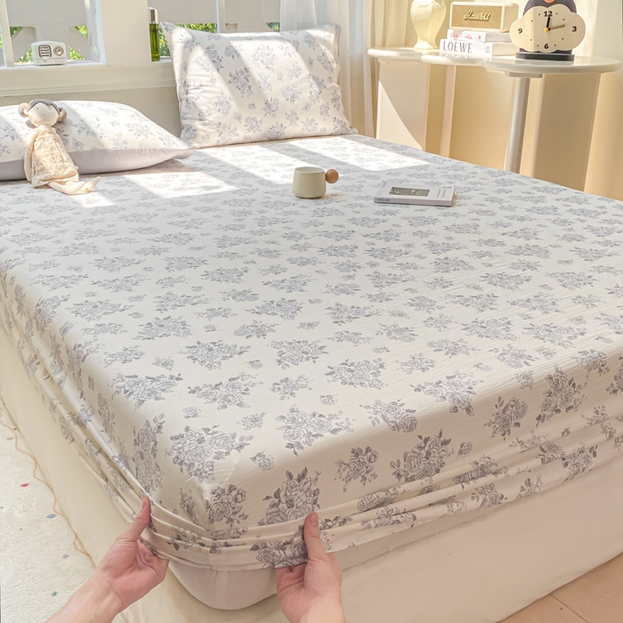 91家纺网 家纺一手货源 找家纺 朵朵家纺 2025新款超柔印花单床笠单品学生宿舍床垫保护套 床笠（床垫保护套可定制尺寸 ） 浮生如梦