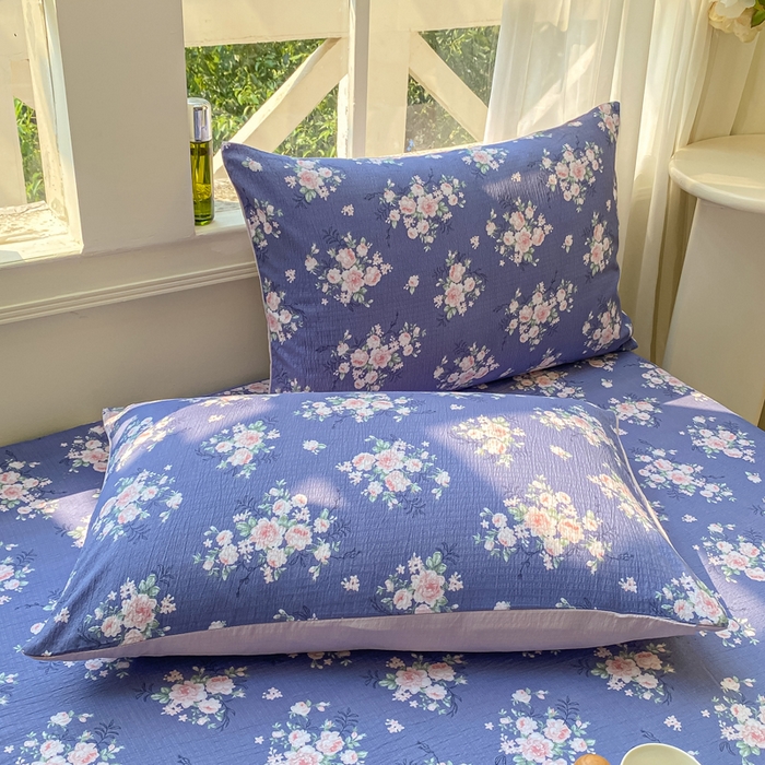 91家纺网 家纺一手货源 找家纺 朵朵家纺 2025新款超柔印花单床笠单品学生宿舍床垫保护套 床笠（床垫保护套可定制尺寸 ） 国色天香