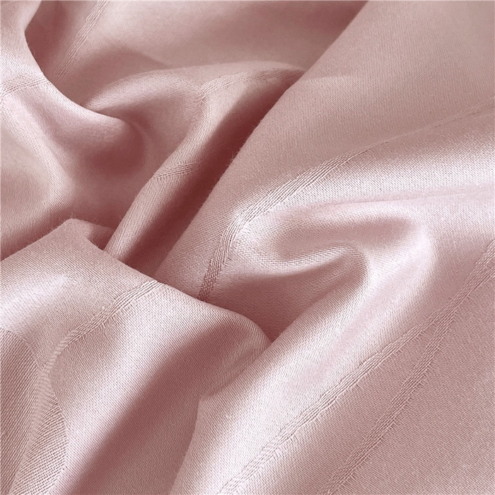 91家纺网 家纺一手货源 找家纺 琪格格纺织 2025新款50S贡缎大提花加厚全棉磨毛四件套 心愿-粉紫