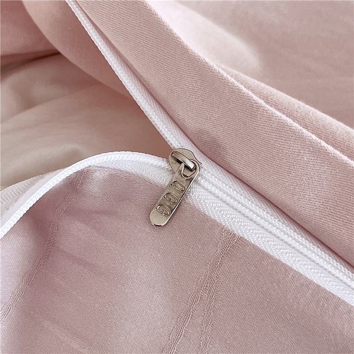 91家纺网 家纺一手货源 找家纺 琪格格纺织 2025新款50S贡缎大提花加厚全棉磨毛四件套 心愿-粉紫