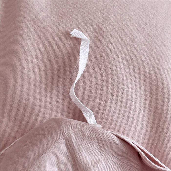 91家纺网 家纺一手货源 找家纺 琪格格纺织 2025新款50S贡缎大提花加厚全棉磨毛四件套 心愿-粉紫