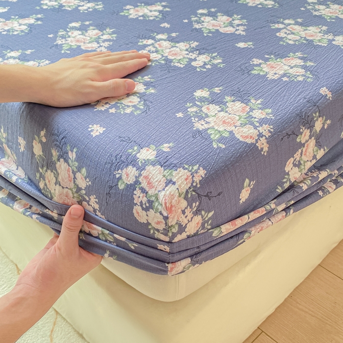 91家纺网 家纺一手货源 找家纺 （总）朵朵家纺 2025新款超柔印花单床笠单品学生宿舍床垫保护套 床笠（床垫保护套可定制尺寸 ）