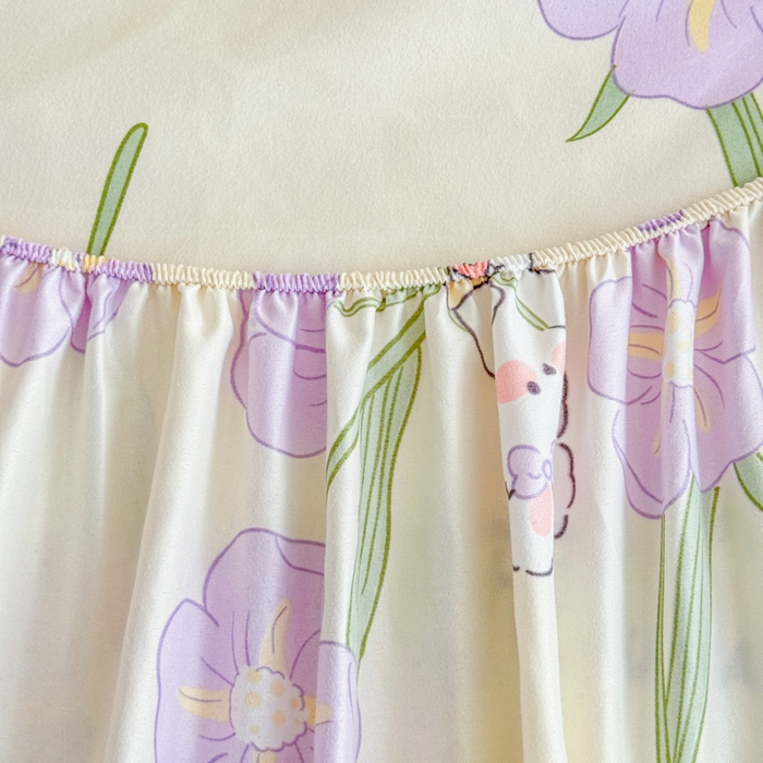 91家纺网 家纺一手货源 找家纺 梦舒阳 2025新款磨毛植物羊绒单床笠三件套单品床笠 甜甜小兔