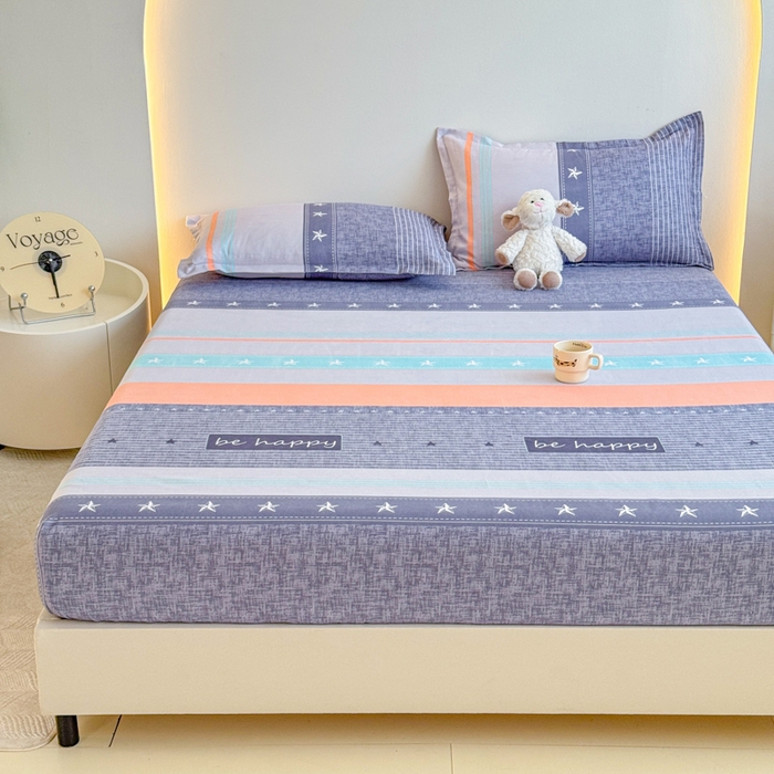 91家纺网 家纺一手货源 找家纺 梦舒阳 2025新款磨毛植物羊绒单床笠三件套单品床笠 肖邦恋曲