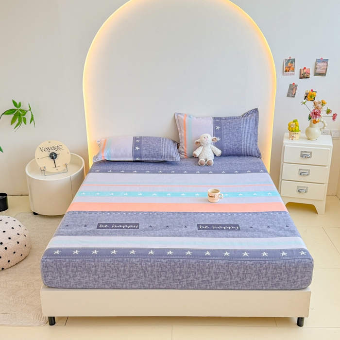 91家纺网 家纺一手货源 找家纺 梦舒阳 2025新款磨毛植物羊绒单床笠三件套单品床笠 肖邦恋曲