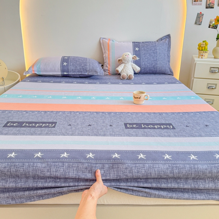 91家纺网 家纺一手货源 找家纺 梦舒阳 2025新款磨毛植物羊绒单床笠三件套单品床笠 肖邦恋曲