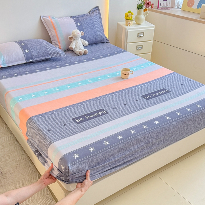 91家纺网 家纺一手货源 找家纺 梦舒阳 2025新款磨毛植物羊绒单床笠三件套单品床笠 肖邦恋曲