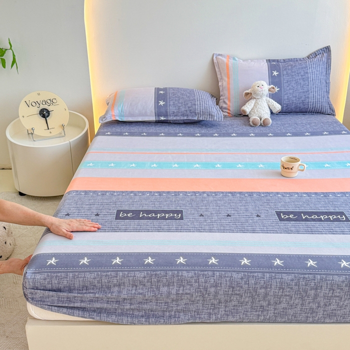 91家纺网 家纺一手货源 找家纺 梦舒阳 2025新款磨毛植物羊绒单床笠三件套单品床笠 肖邦恋曲