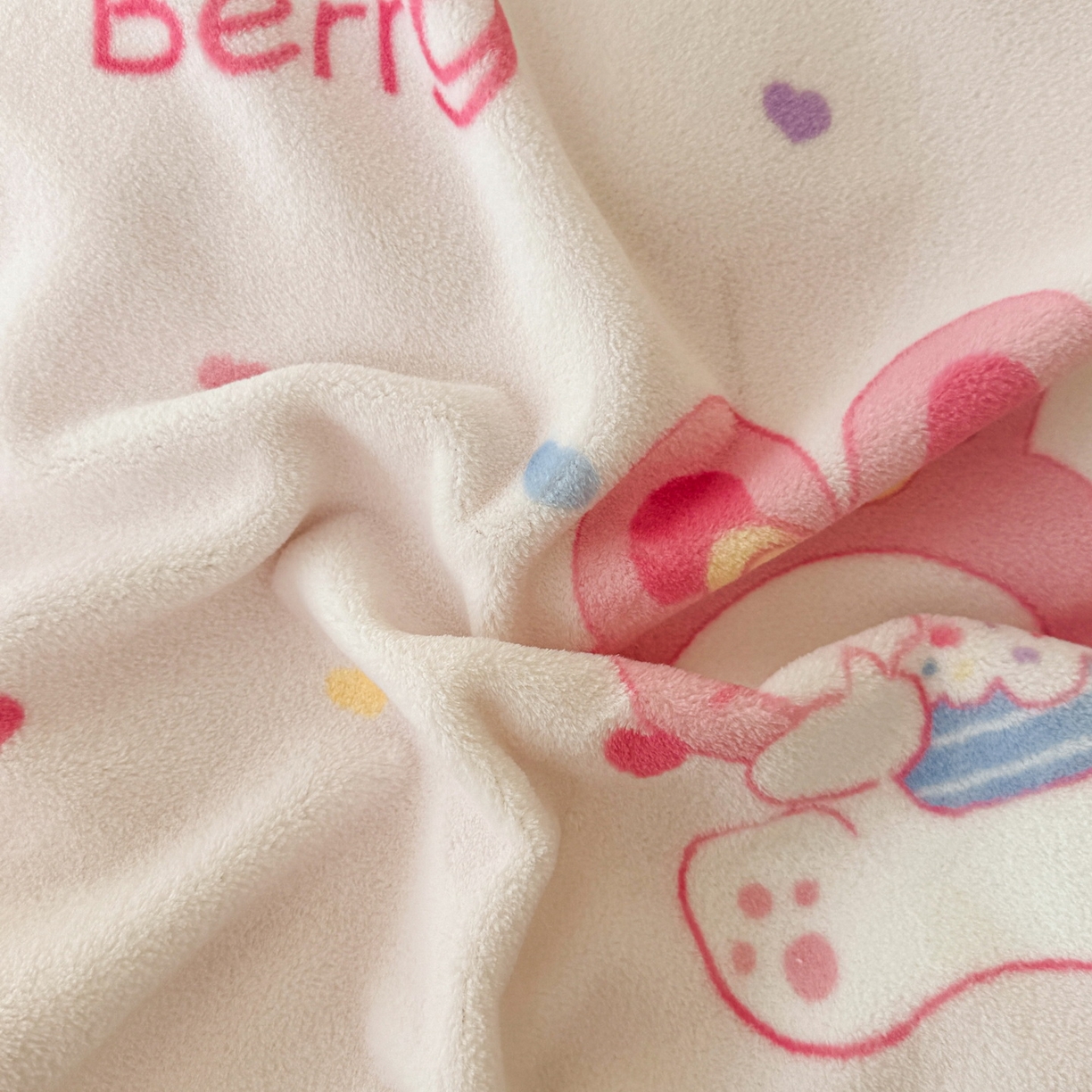 91家纺网 家纺一手货源 找家纺 LIFE.丽芙 2025秋冬新款A类牛奶绒加厚夹棉床笠+被套组合四件套 乖乖喵