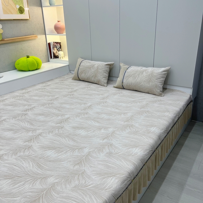 91家纺网 家纺一手货源 找家纺 （总）峻杨 2025新款防滑雪尼尔榻榻米床盖炕盖防滑耐磨亲肤透气高级可定制炕盖-时光梦境