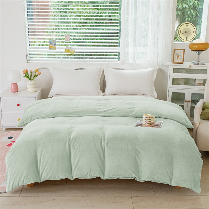 91家纺网 家纺一手货源 找家纺 （总）锦罗绣 2025新款牛奶绒肌理纹单被套