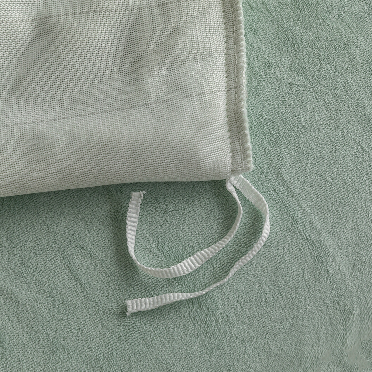 91家纺网 家纺一手货源 找家纺 锦罗绣 2025新款牛奶绒肌理纹单被套 肌理纹-绿