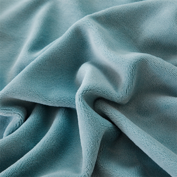 91家纺网 家纺一手货源 找家纺 锦罗绣 2025新款牛奶绒肌理纹单被套 繁星蓝