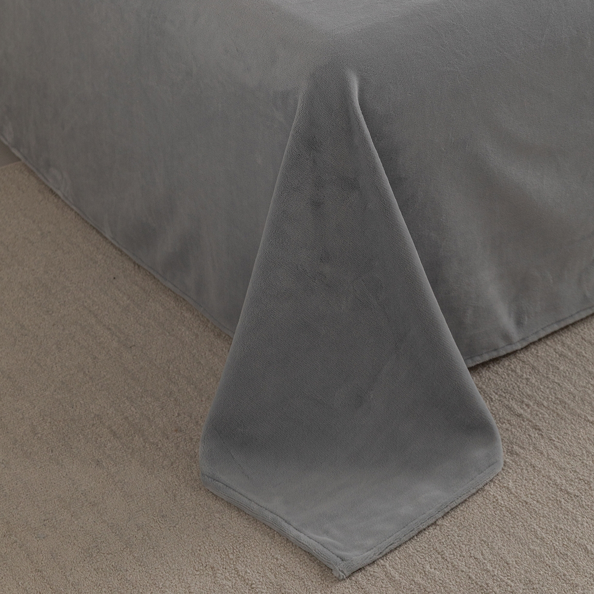 91家纺网 家纺一手货源 找家纺 锦罗绣 2025新款牛奶绒肌理纹四件套 肌理纹-咖