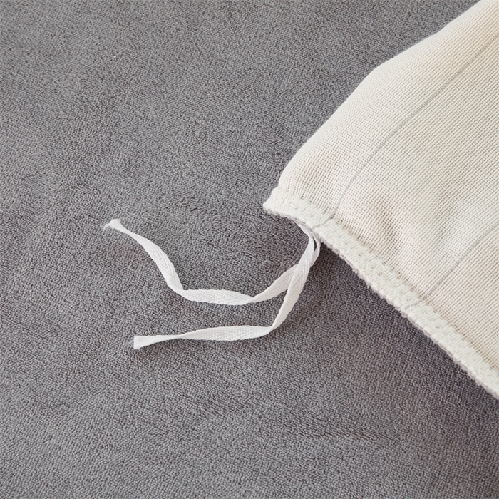 91家纺网 家纺一手货源 找家纺 锦罗绣 2025新款牛奶绒肌理纹四件套 米白拼灰