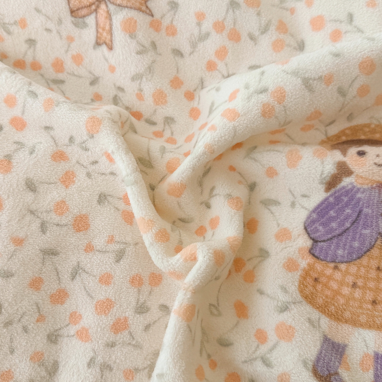 91家纺网 家纺一手货源 找家纺 LIFE.丽芙 2025秋冬新款A类牛奶绒加厚夹棉床笠+被套组合四件套 甜美女孩