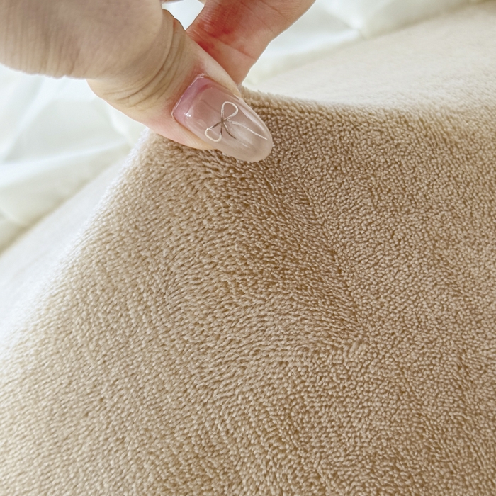 91家纺网 家纺一手货源 找家纺 家之硕家纺 2025冬款高克重牛奶绒床裙四件套--暖阳系列 暖阳系列--咖色