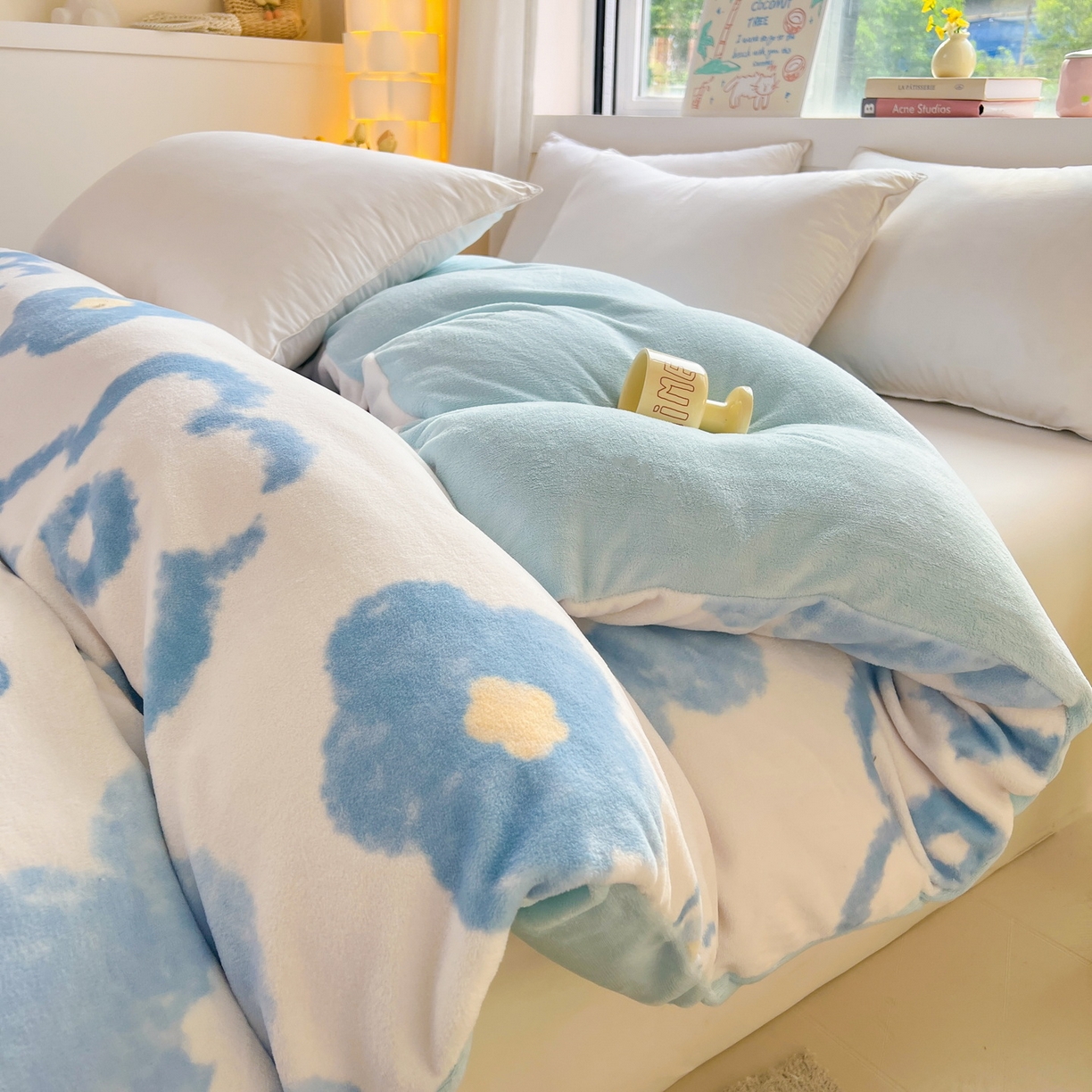 91家纺网 家纺一手货源 找家纺 （总）LIFE.丽芙 2025秋冬新款A类牛奶绒加厚保暖单被套