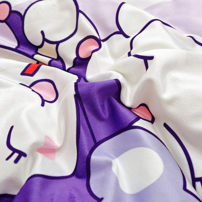 91家纺网 家纺一手货源 找家纺 八零年代 2025新款秋冬加厚豆豆绒儿童一体睡袋宝宝绒防踢被 条纹库米